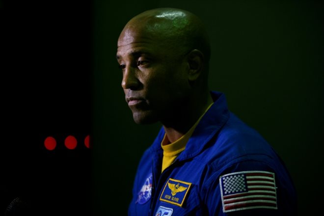 NASA astronaut Victor Glover at the Johnson Space Center August 5, 2022 in Houston, Texas