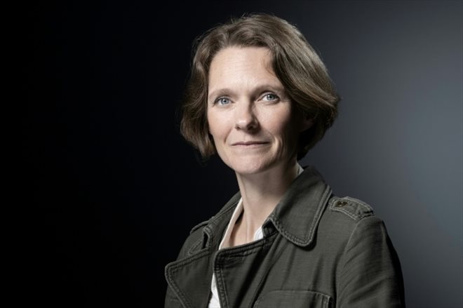 Claire Nouvian, founding director of the NGO Bloom, specializing in oceans, which coordinates and finances criminal action, photographed in Paris on April 23, 2019