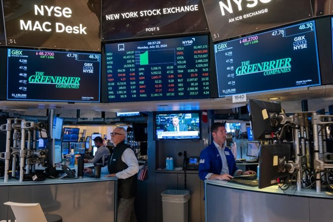 des opérateurs du New York Stock Exchange