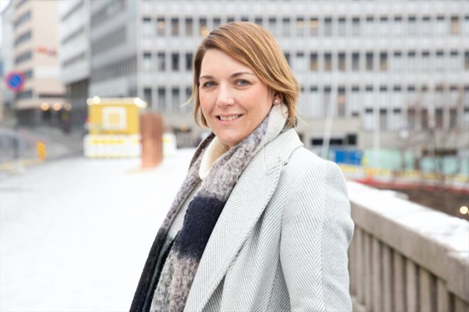 Christina Bu, secretary general of the Norwegian Electric Vehicle Association, on January 23, 2023 in Oslo