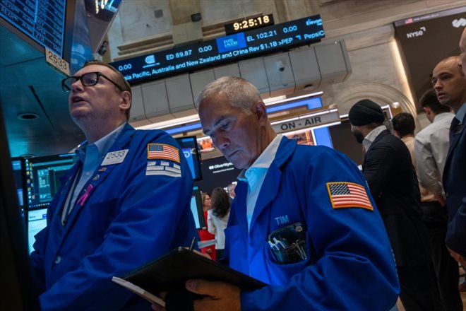 Des opérateurs du New York Stock Exchange