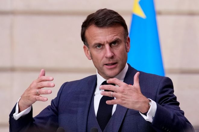 Le président français Emmanuel Macron, à l'Elysée, Paris, le 30 avril 2024