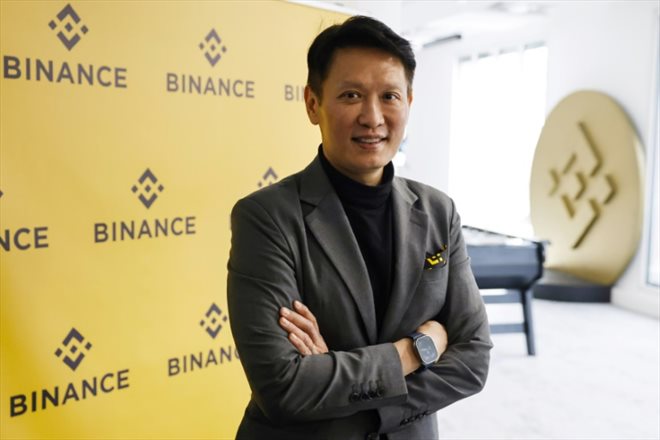 Richard Teng, le nouveau patron de Binance, à Paris, le 9 avril 2024