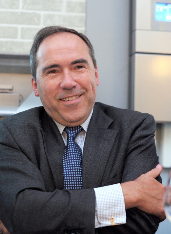 Gilles Alix, general director of the Bolloré group, during a press conference in Paris, September 13, 2013