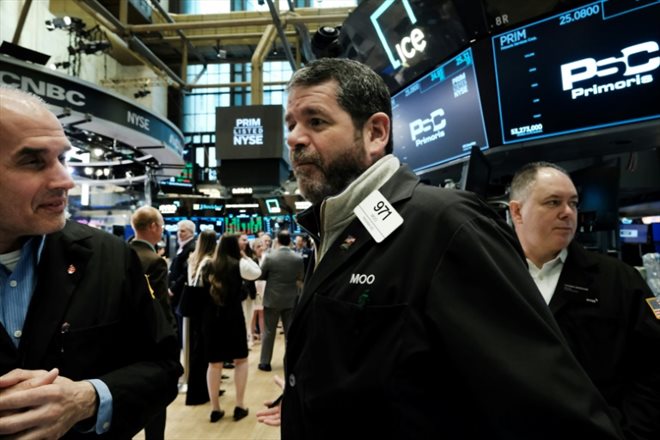 Des opérateurs du New York Stock Exchange