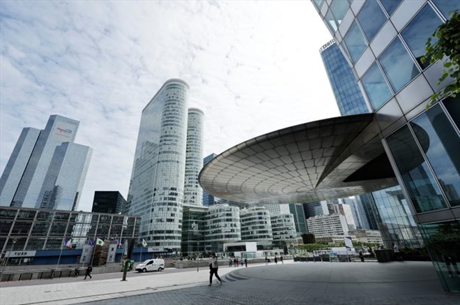 Le siège de TotalEnergies à La Défense, à Courbevoie, dans les Haust-de-Seine, le 24 mai 2024