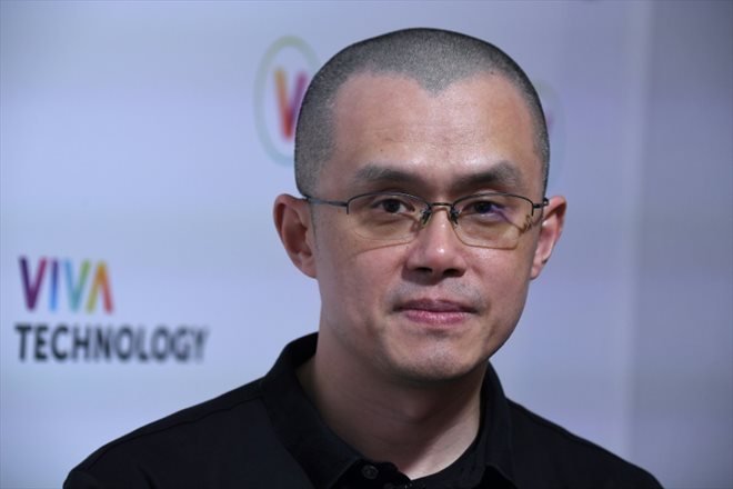 L'ancien patron de la plateforme de cryptomonnaies Binance, Changpeng Zhao, le 16 mai 2022 à Paris