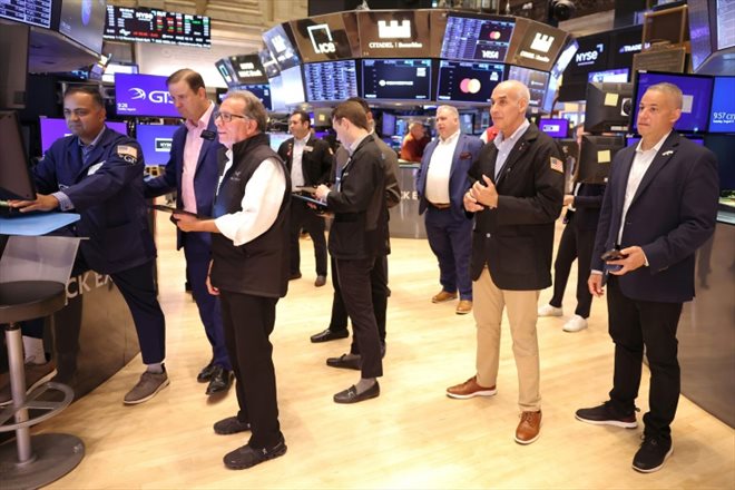 Des opérateurs du New York Stock Exchange