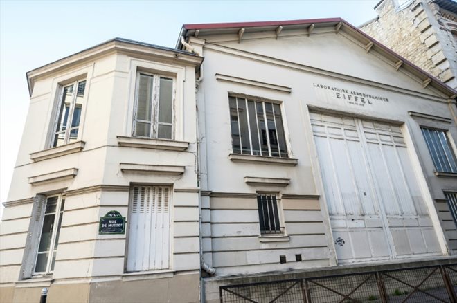 Le laboratoire aérodynamique Eiffel, classé monument historique en 1996, est encore en activité cent ans après la mort de son fondateur, le constructeur de la tour du même nom, Gustave Eiffel. Photo prise le 5 janvier 2024 à Paris