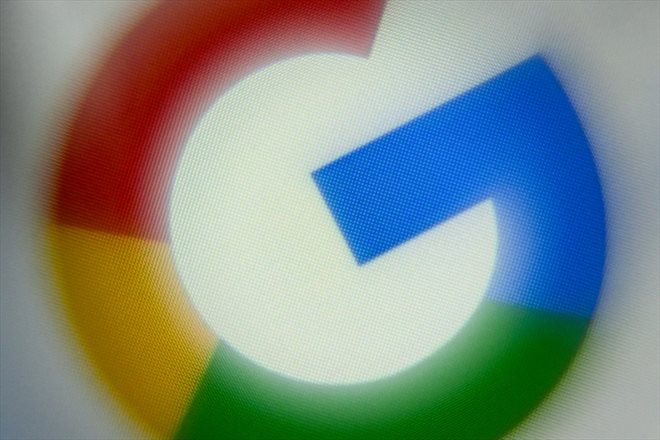 Logo de Google, le 22 décembre 2023 à Francfort