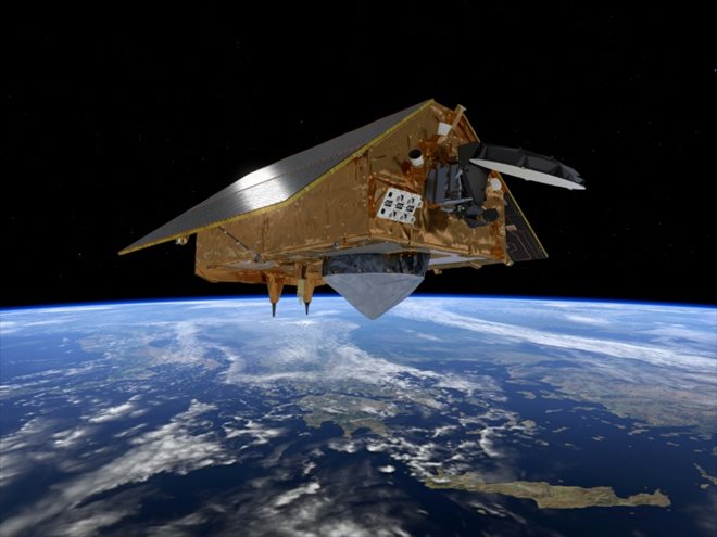 The Copernicus Sentinel-6 satellite, dedicated to measuring sea level rise
