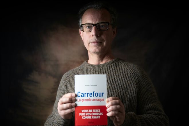 Jérôme Coulombel, à Courseulles-sur-mer, dans le Calvados, le 23 février 2024