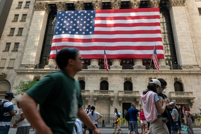 La façade du New York Stock Exchange