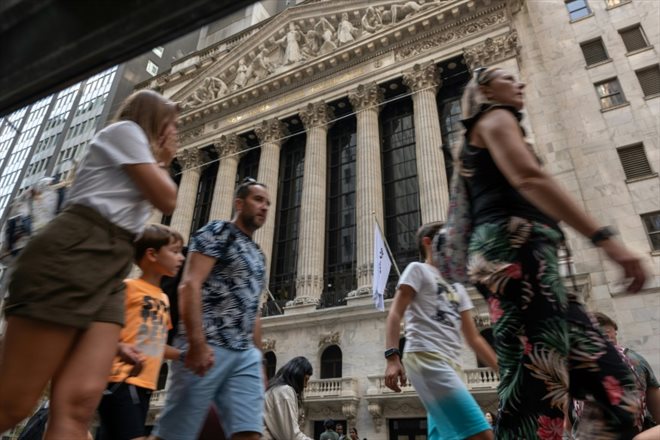 La façade du New York Stock Exchange