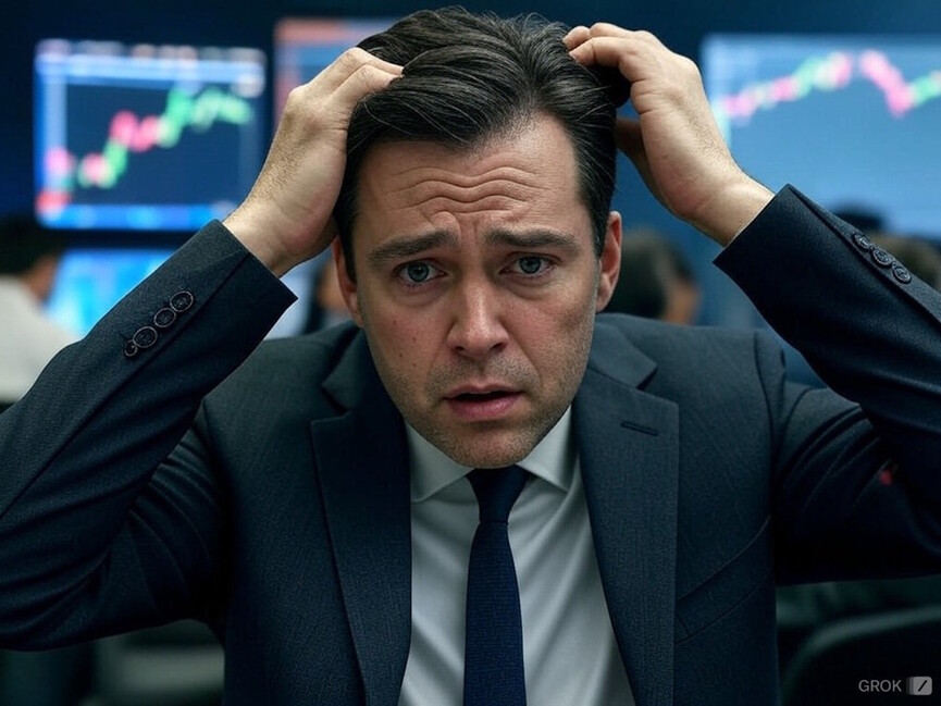 trader baisse actions